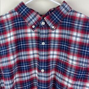 Gap Standard Fit Plaid Long Sleeve Button Down